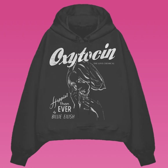 Billie Eilish Tops - Billie Eilish OXYTOCIN Hoodie Small